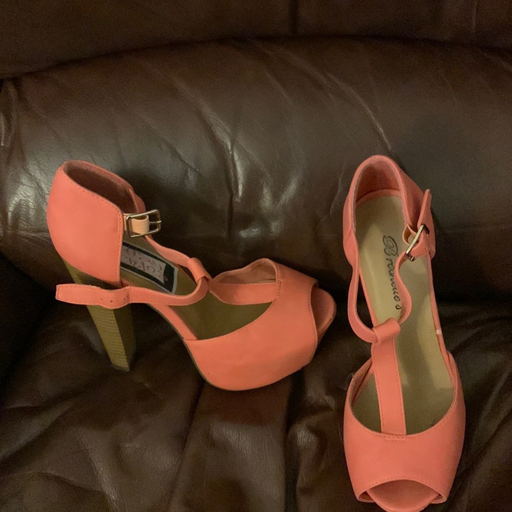 High heel open toe sandals